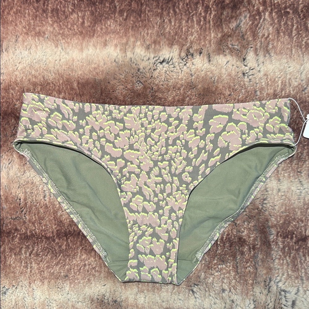 Lululemon Waterside Swim Bottom Mid Rise, Medium Coverage Wild Haven Multi